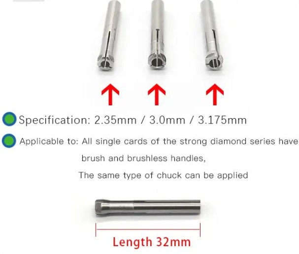 سه نظام هندپیس سوهان برقی ماراتن و استرانگ مدل 3 میلیمتر Three Petal Reed